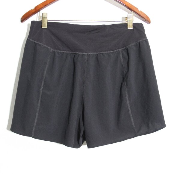 Janji Women's Cadence 4" Shorts Black Midnight Liner High Rise Size Medium - Picture 9 of 13